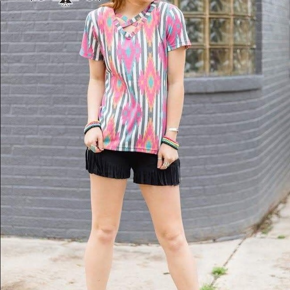 Carney Ride Cross Top - Picture 2 of 2